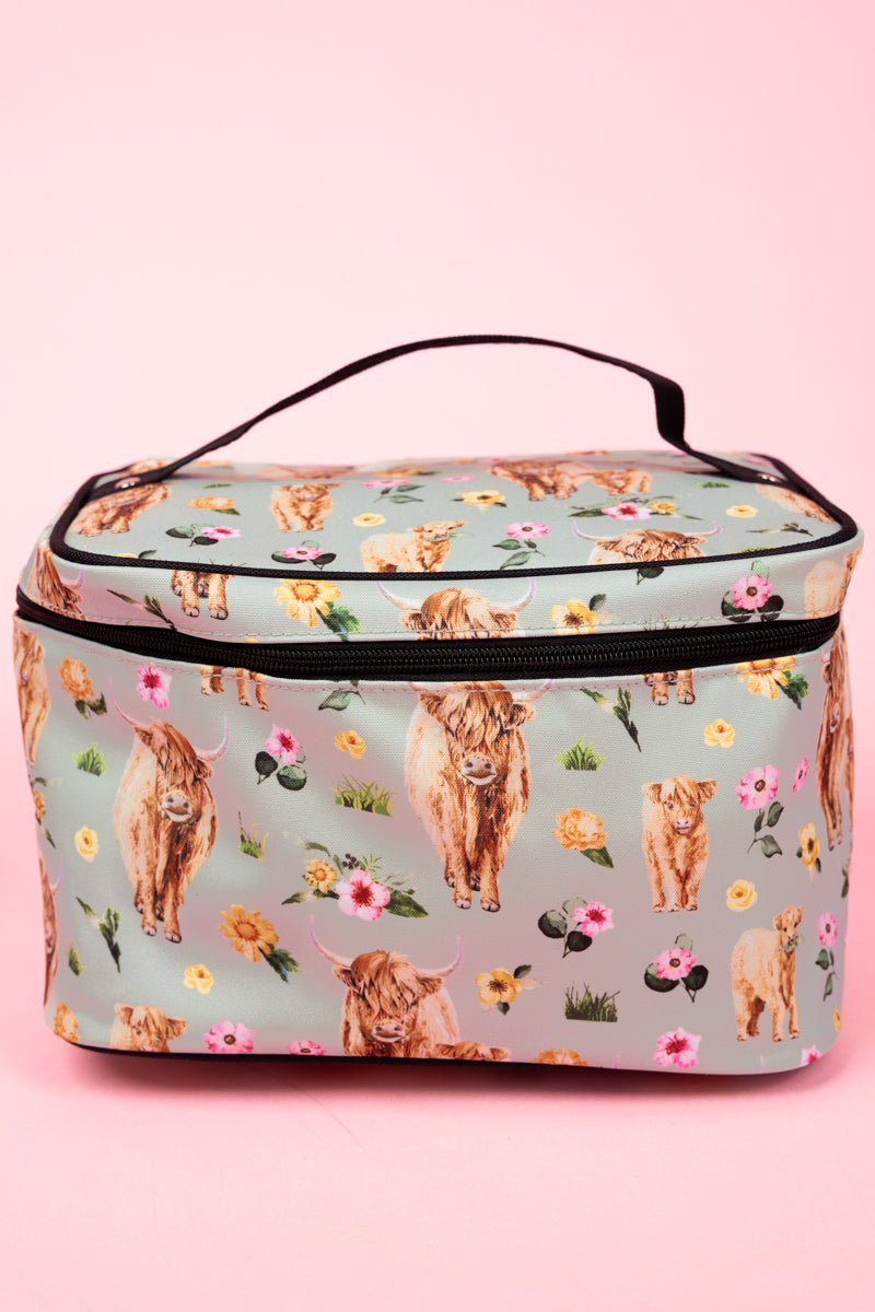 Stylish and Functional NGIL Moovelous Meadow Travel Train Case for Toiletries and Beauty Items