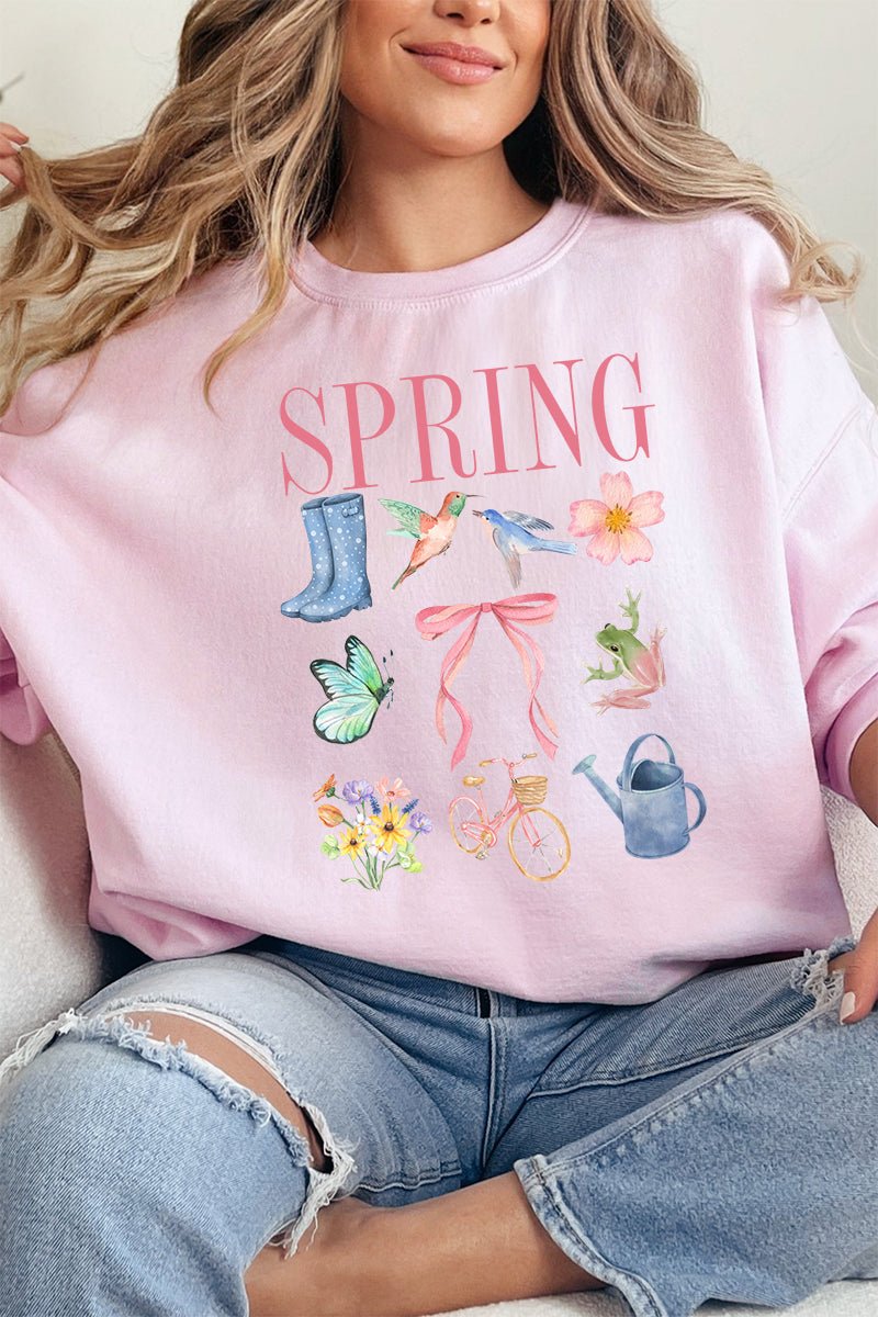 Spring Garden Unisex NuBlend Crew Neck Sweatshirt for All Seasons