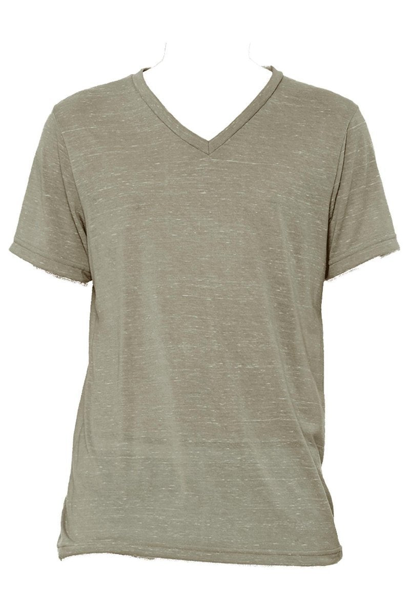 Unisex Vintage-Style Happy Fall Y'all Stacked Pumpkin V-Neck Tee