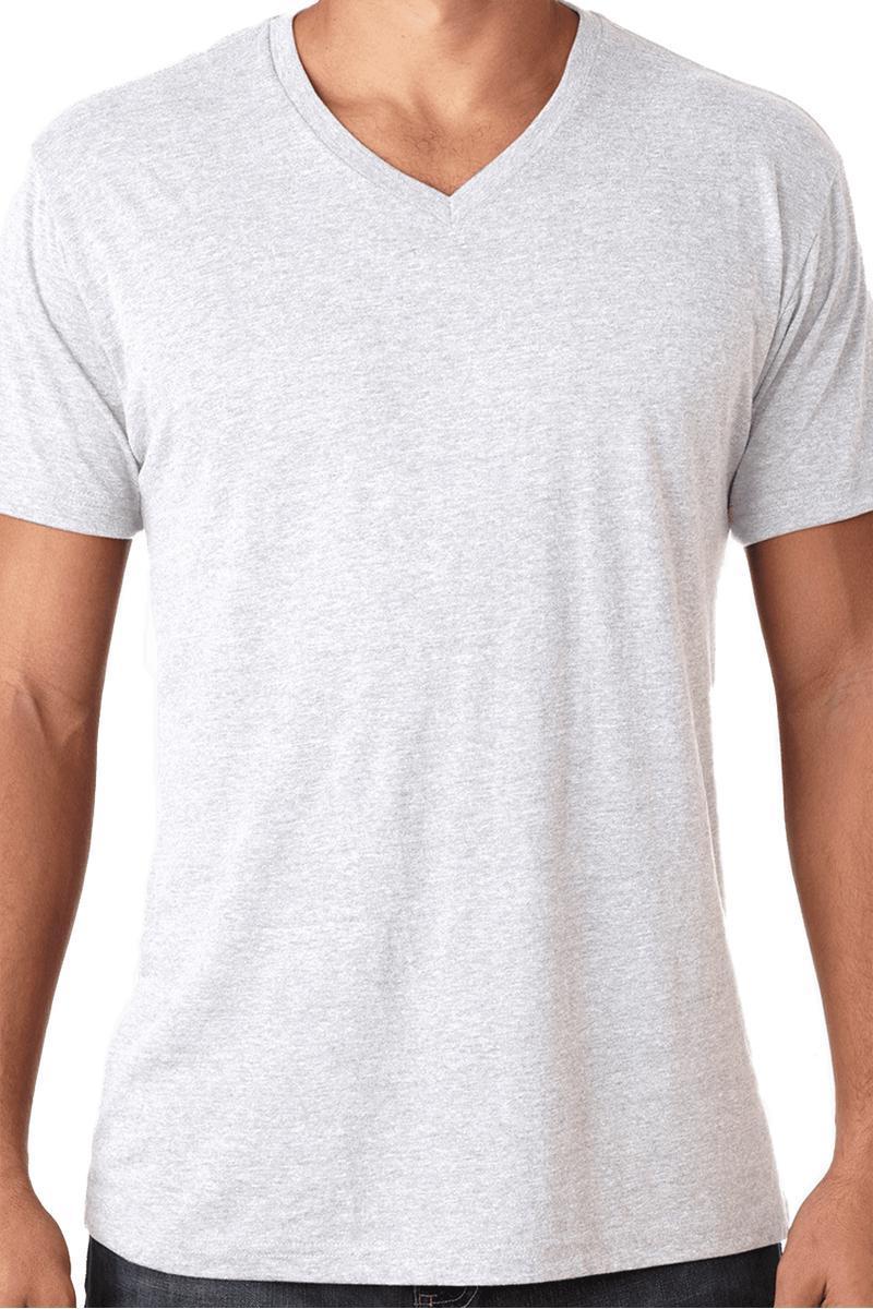 Stylish Men's Tri-Blend V Neck Graphic Tee with 'Make America Kind Again' Design