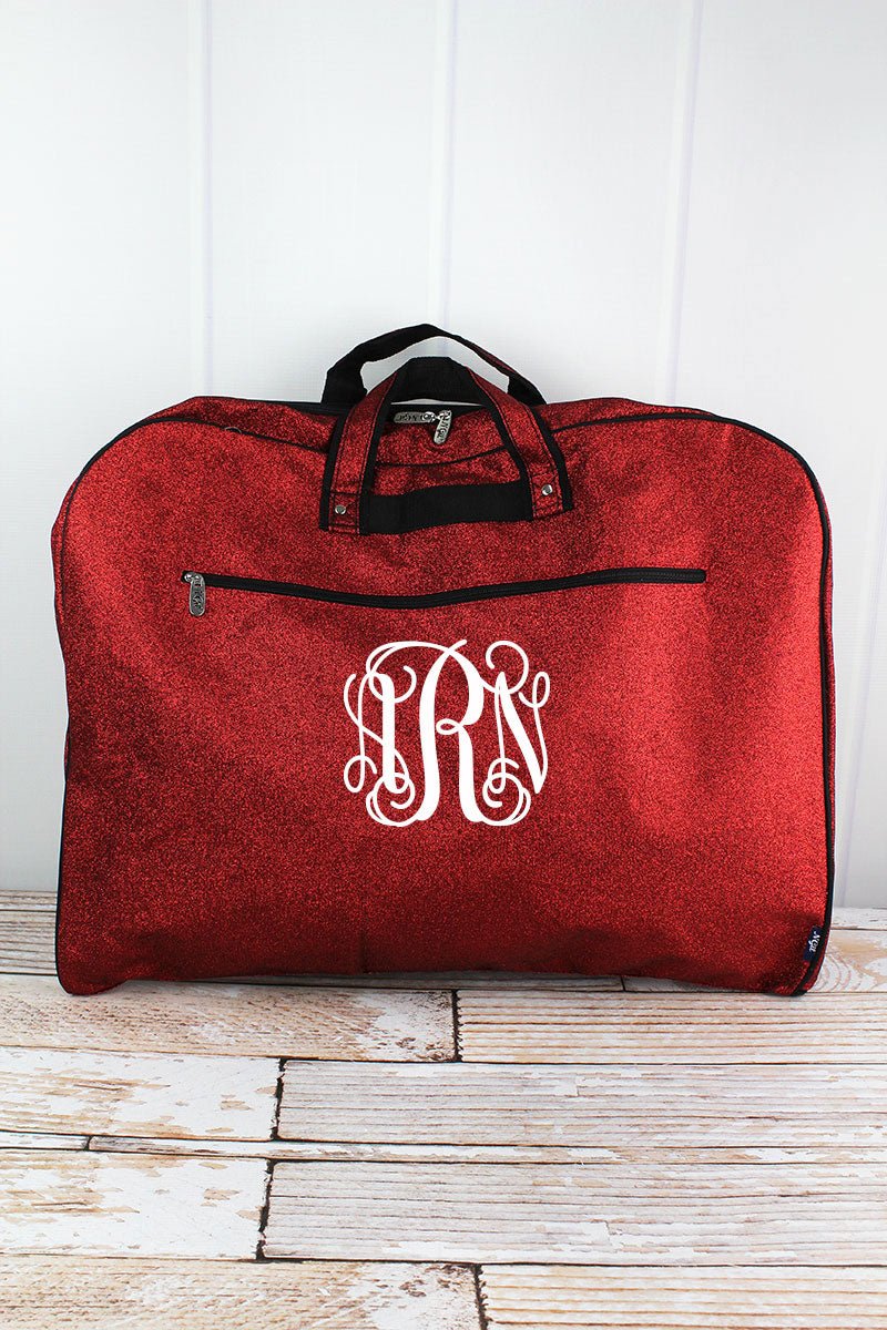 Stylish NGIL Red Glitzy Garment Bag for Weekend Trips