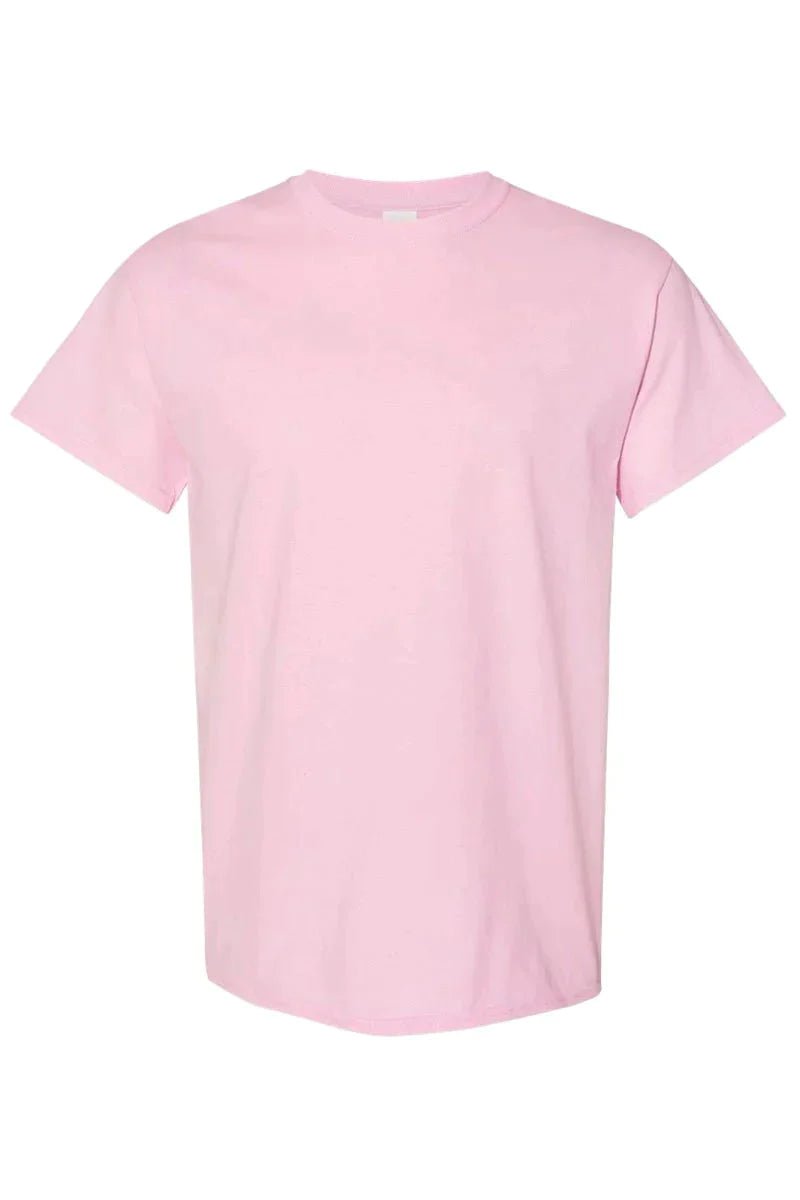 Casual Unisex Short - Sleeve Relaxed - Fit Stacked Pink Tigers Graphic T - Shirt