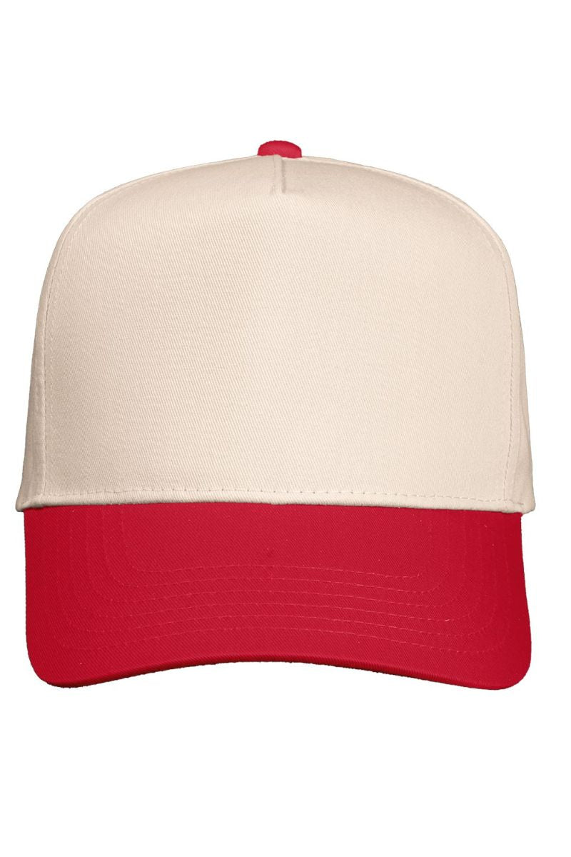 Embroidered Five-Panel Twill Cap Ideal for Marriage Occasions