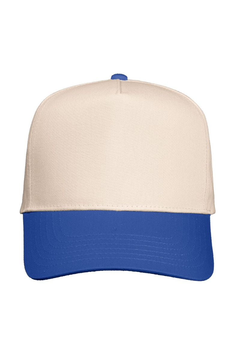 Embroidered Five-Panel Twill Cap Ideal for Marriage Occasions