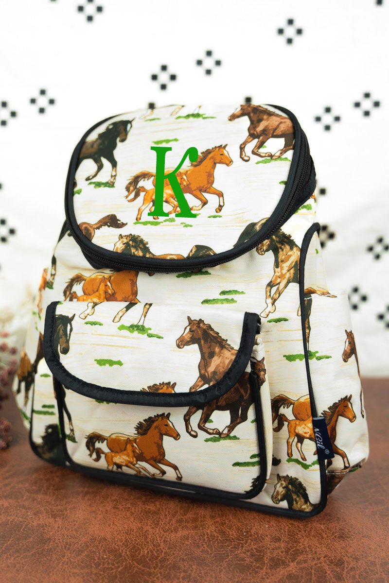 NGIL Trendy Petite Backpack Inspired by Wild Horses