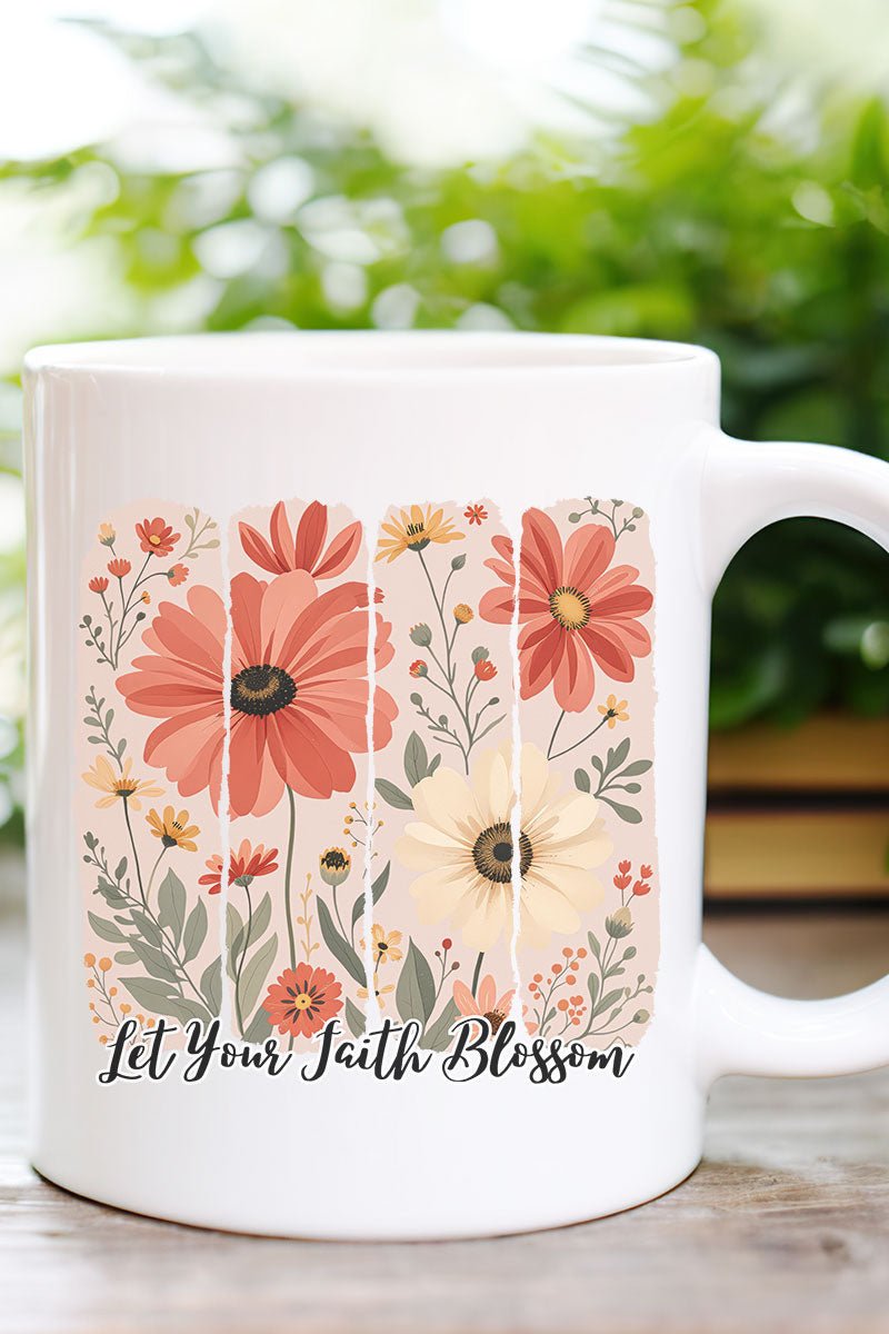 Inspiring Faith-themed Decorative Ceramic Mug for Sipping Beverages