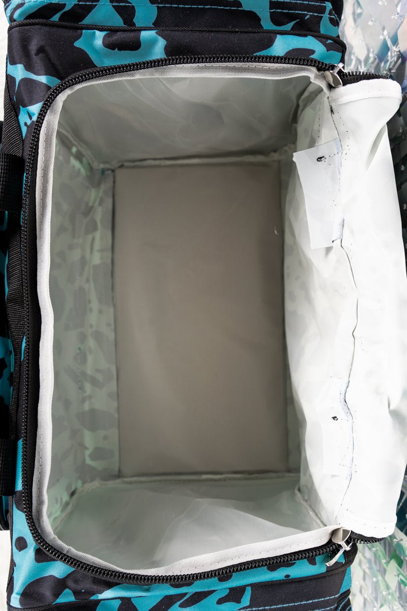 NGIL 20-Inch Turquoise Soft Canvas Milkin' It Duffle Bag for Short Trips