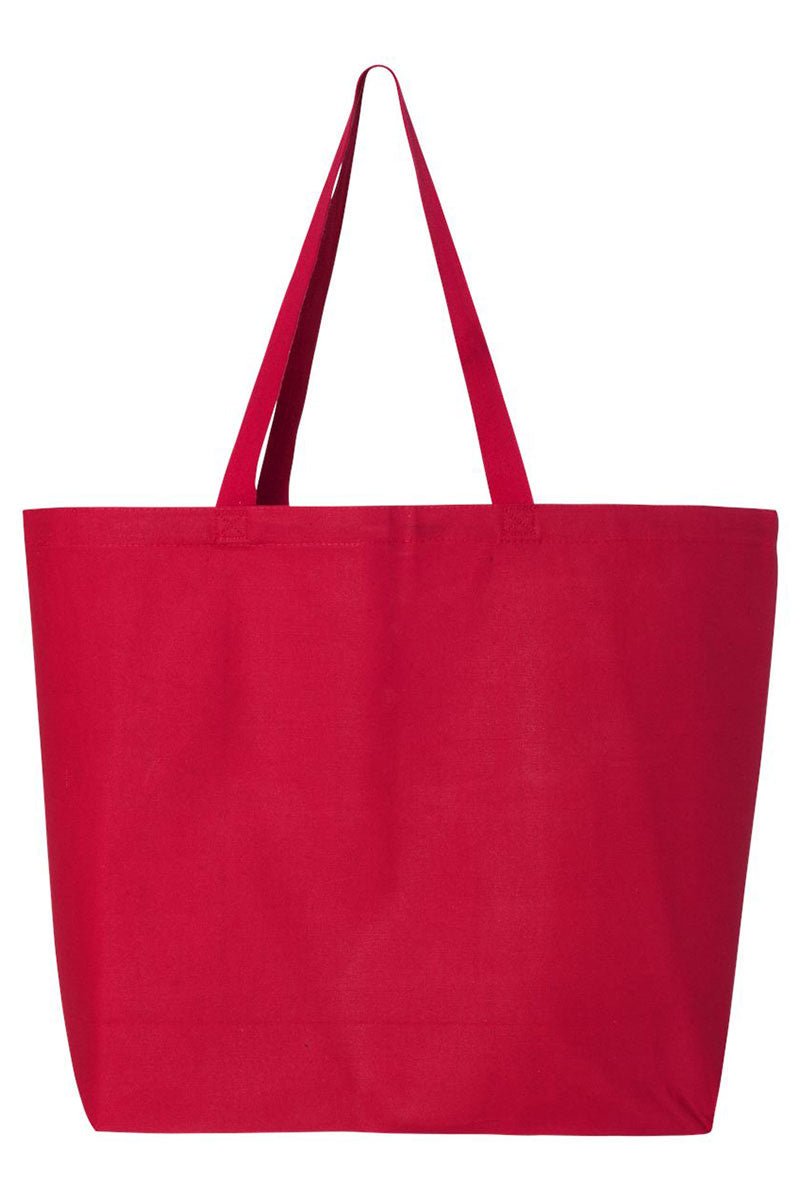 Stylish Jumbo Canvas Tote - 'Not My Trash Not My Dumpster' Design