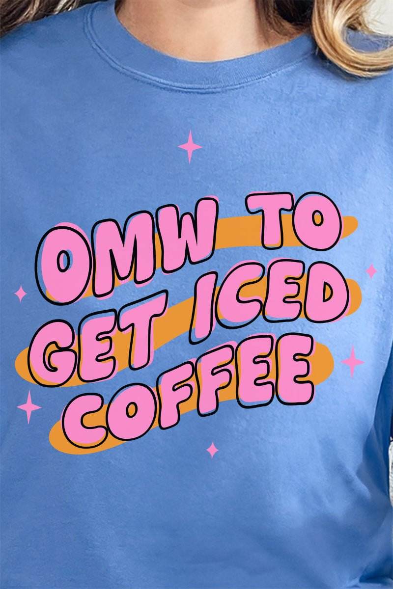 Comfort Colors Adult Ring-Spun Cotton Tee for Iced Coffee Lovers