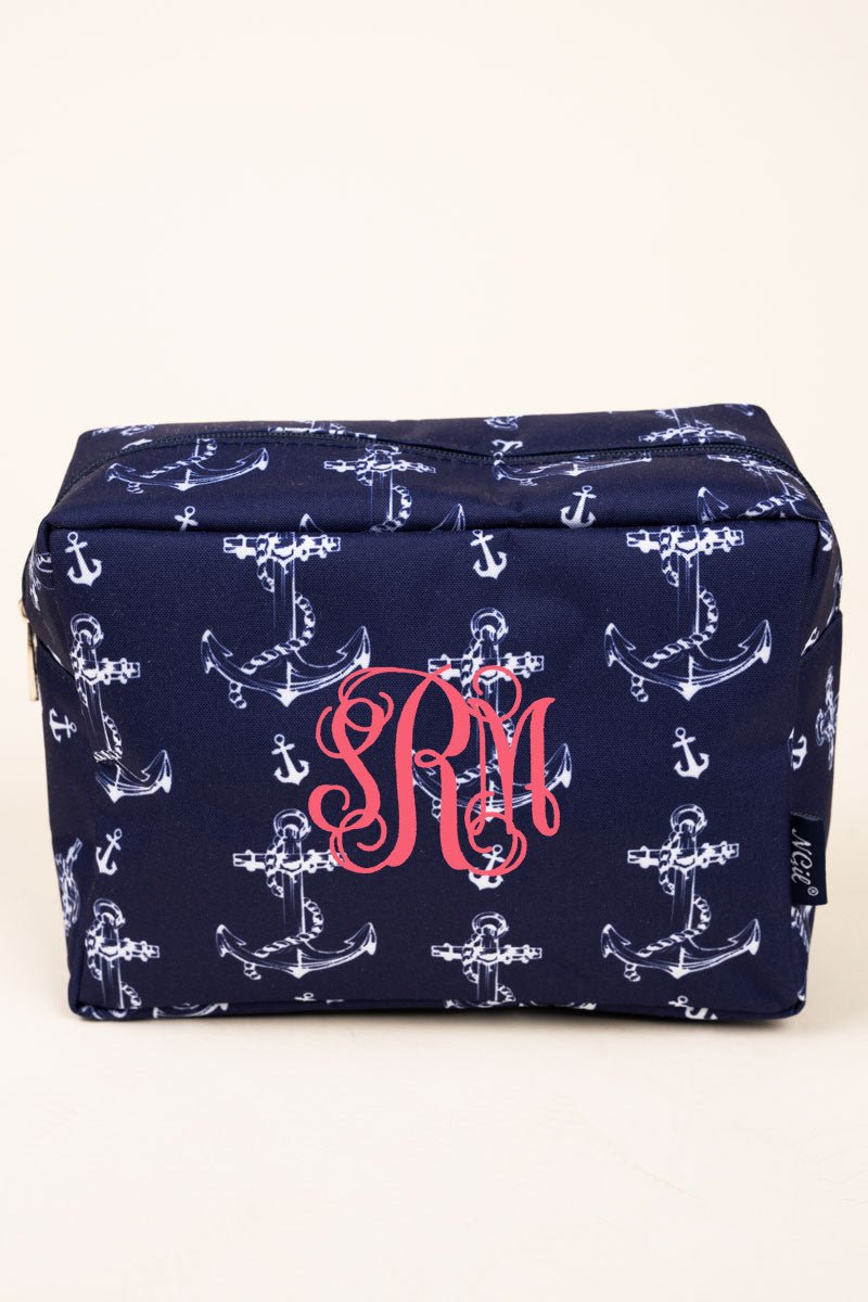 NGIL Nautical By Nature Stylish Padded Cosmetic Storage and Carrying Case