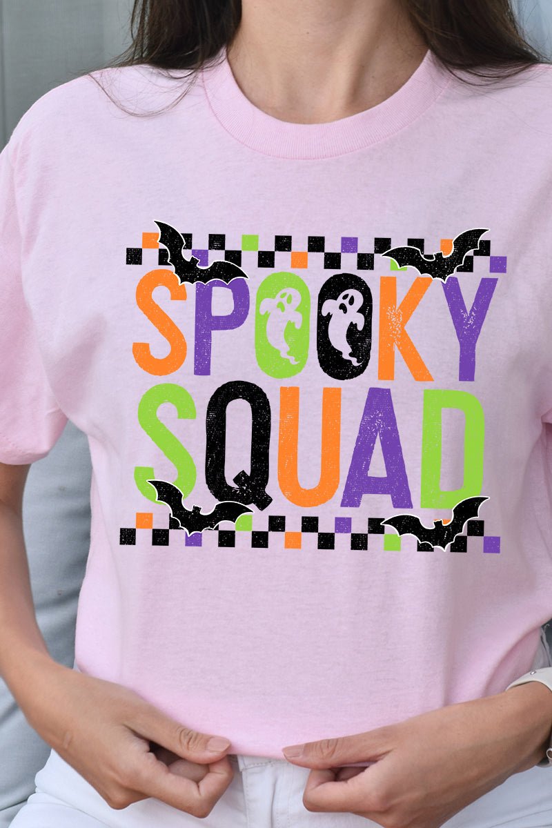 Spooky Squad Unisex Short Sleeve Comfortable Relaxed Fit T - Shirt