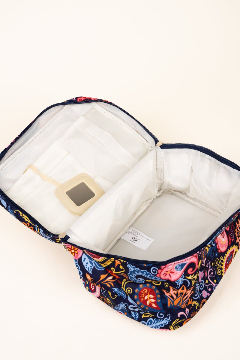 Stylish NGIL Paisley Pattern Train Case for Travel and Home