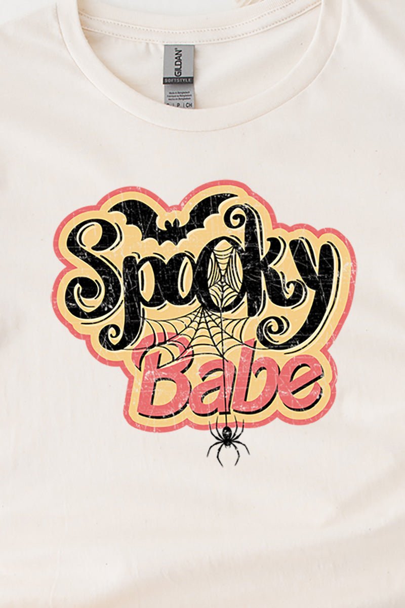 Spooky Babe Short Sleeve Unisex Relaxed Fit Cotton T-Shirt for Fun Wear