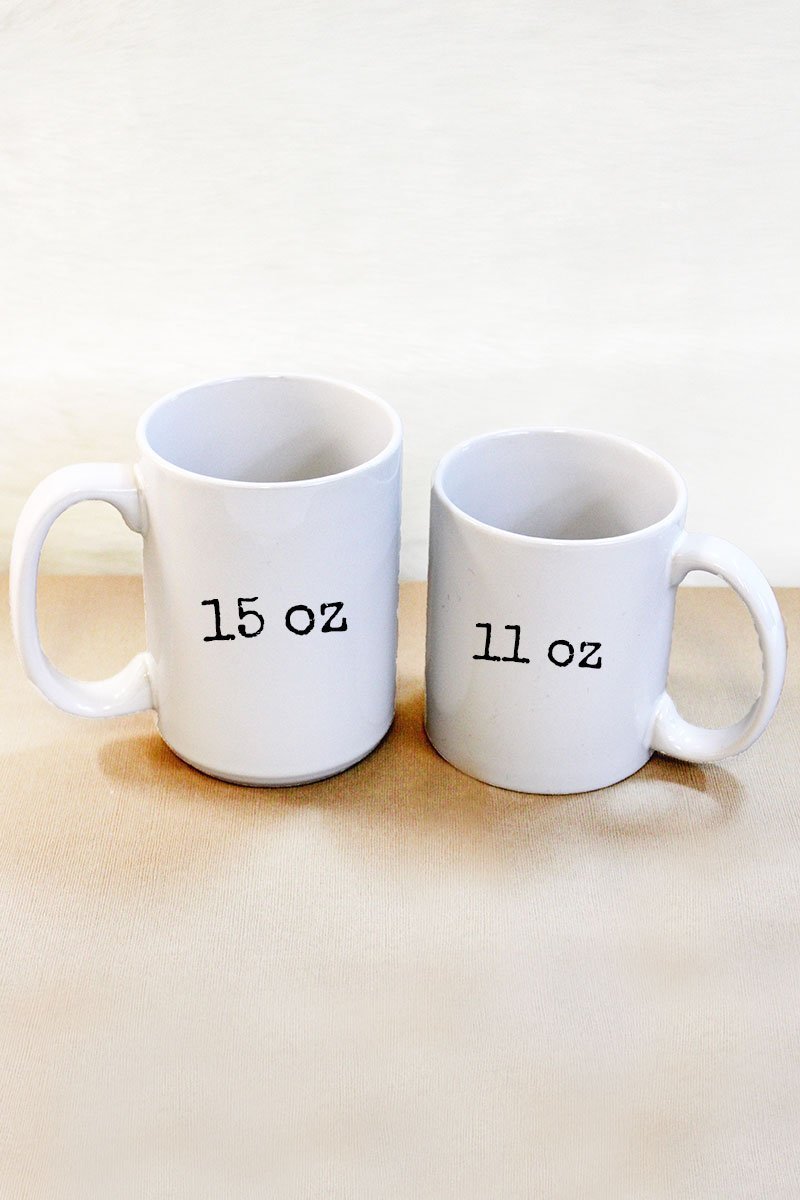 Stylish Let's Get Toasted Decorative White Ceramic Mug for Beverages