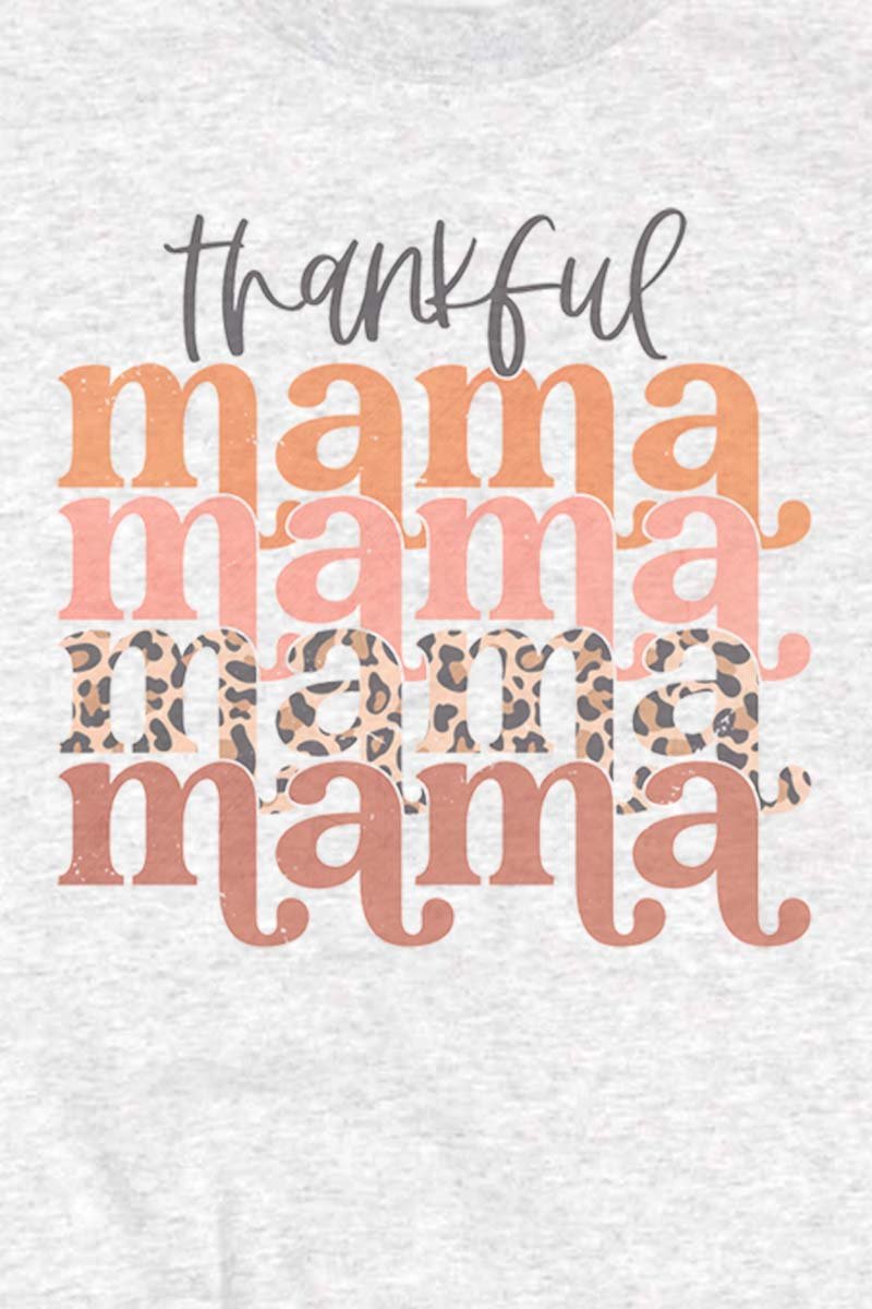 Stylish Colorful Thankful Mama Unisex NuBlend Crewneck Sweatshirt