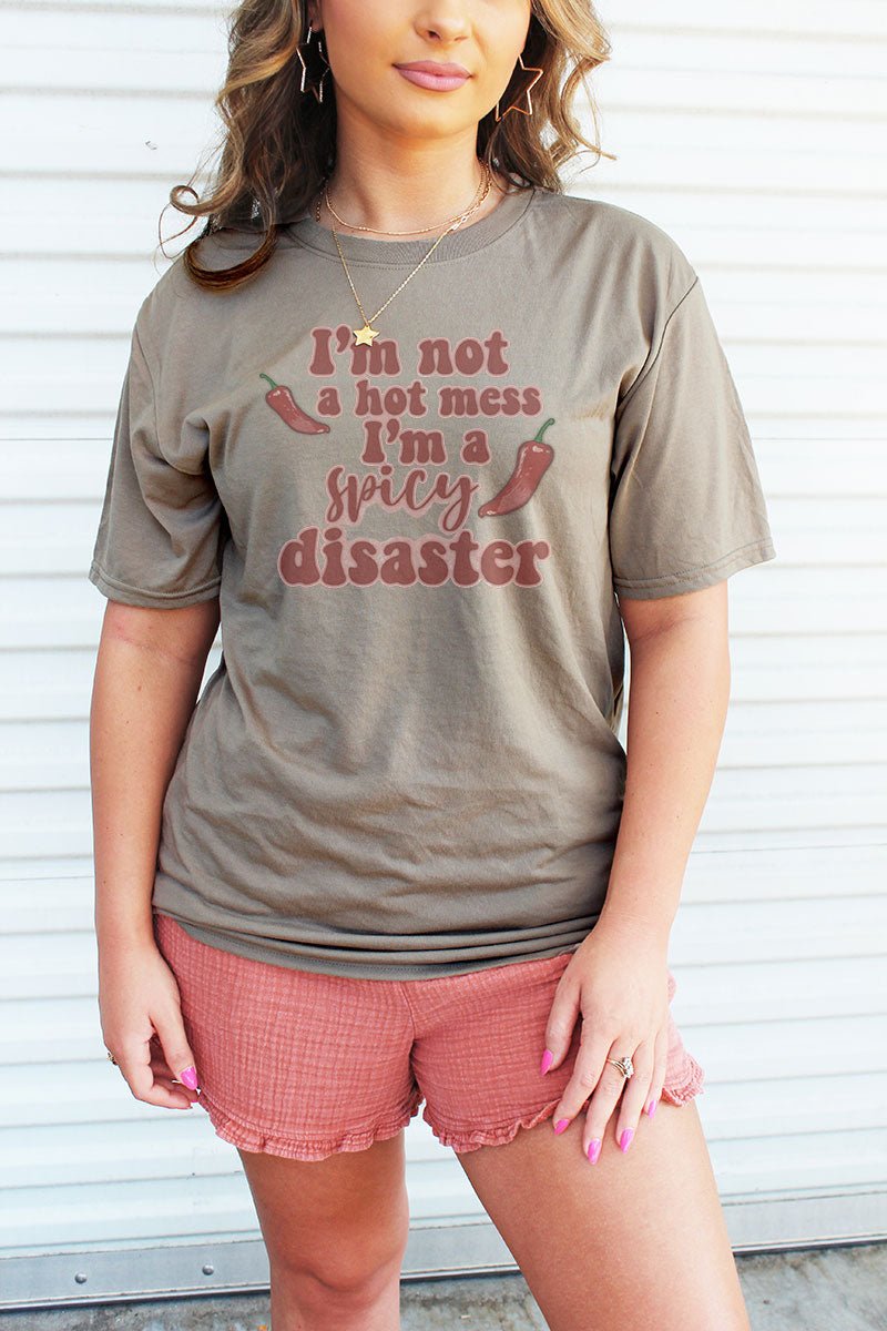 Spicy and Disastrous Adult Performance T-Shirt for All-Day Comfort