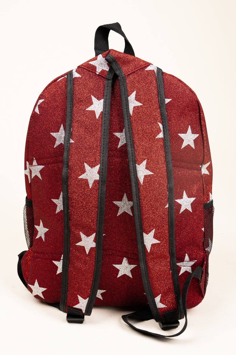 NGIL Red Glitzy and Glamorous Large School Backpack