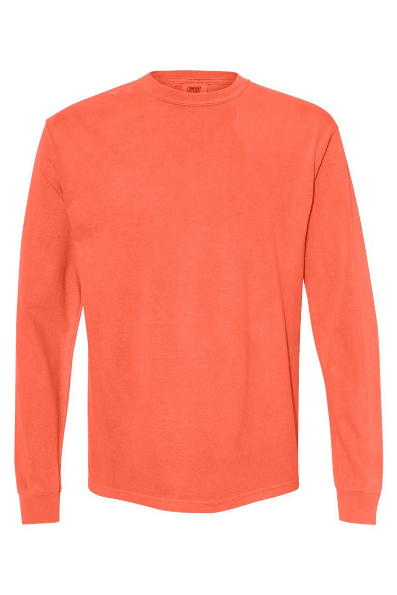 Comfort Colors Long Sleeve T-Shirt in Stunning Red/Orange Shades